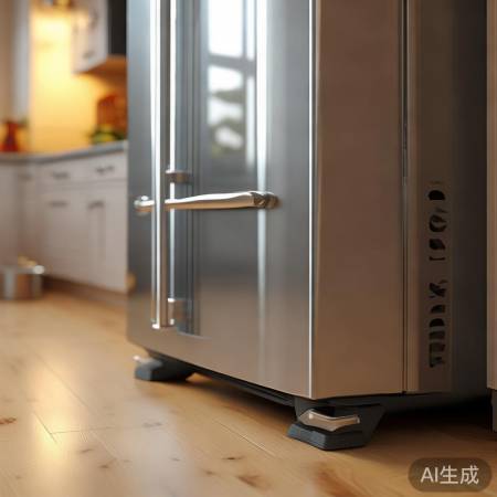 冰箱脚垫调整,减少噪音平稳放置