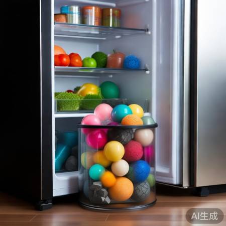 冰箱除味小技巧:香薰球+活性炭