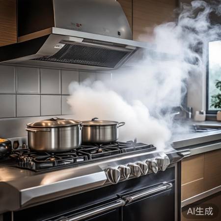 上烟道集成灶排烟效果一般。