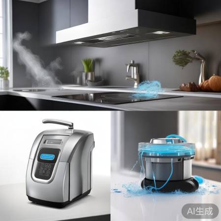 自动油烟机清洗:超声波&蒸汽,