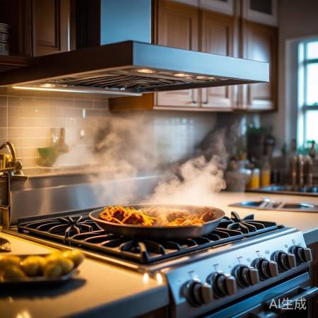 炒菜后,油烟机运转5-10分钟