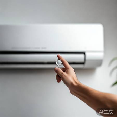 重置空调,按复位键解决问题。