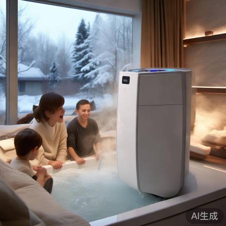 舒迪空气能热水器,高效节能暖冬