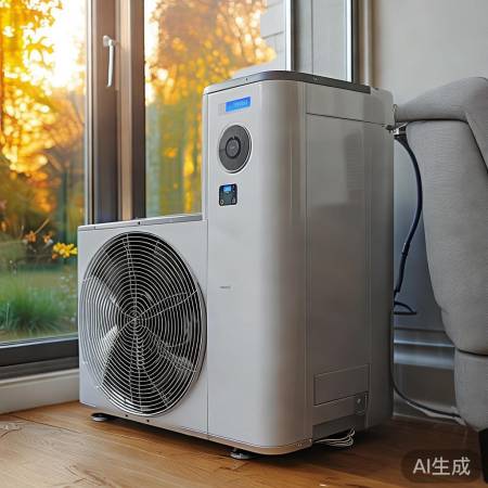 空气能热泵:室外取热,室内恒温