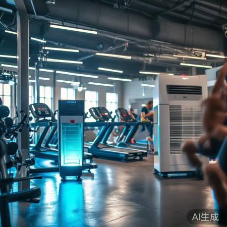 夏日健身房空调,清凉舒适防中暑
