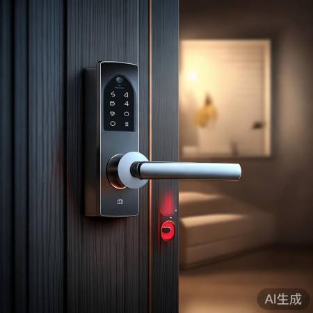 智能锁防撬报警，安全守护家！
