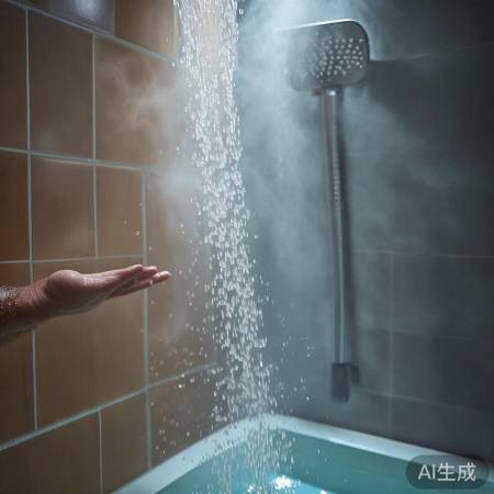 洗澡前冷水预降，沐浴露清凉升级