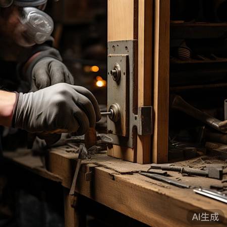 拆锁技巧:拧螺丝、敲芯、取锁小