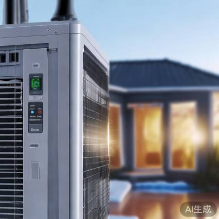 空气能高能效比，节能成本低。