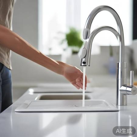 气流开关复位，水流恢复开热水