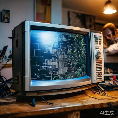 电视故障疑内部,修换屏板可解决