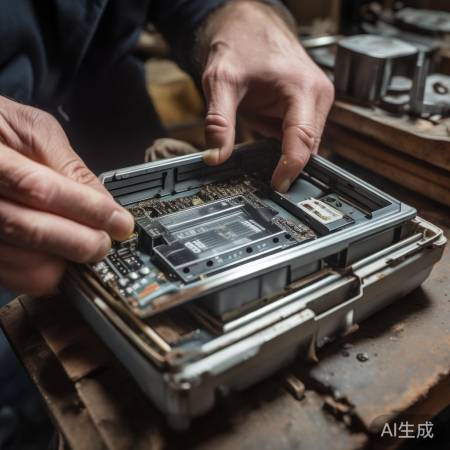 拆旧换新电池，正负极勿装反