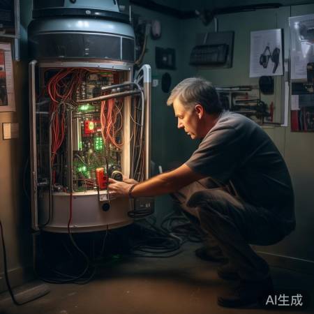 热水器内部电路故障，请速修。