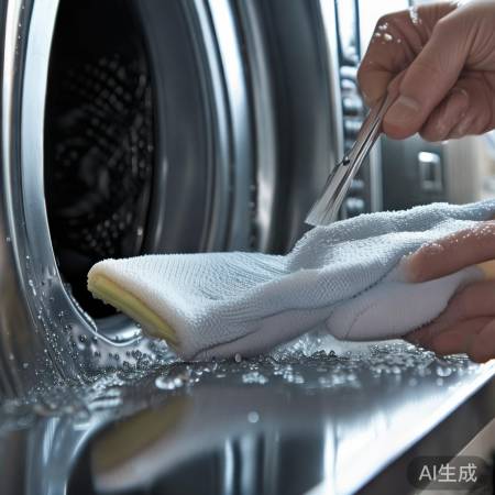 洗衣机洁净,定期清理。
