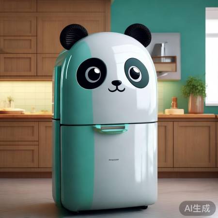 熊猫冰箱：性价比高，可爱实用。