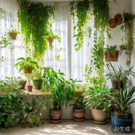 室内植物美化，选对可增湿改善空