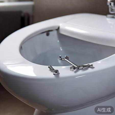 检查马桶喷嘴螺丝，勿过度拧紧。