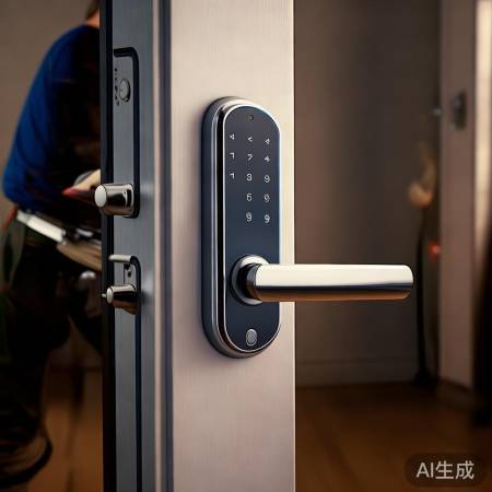“无孔智能锁，旧锁兼容，装需专