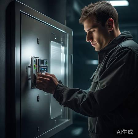 检查保险柜电源，更换电池解锁。