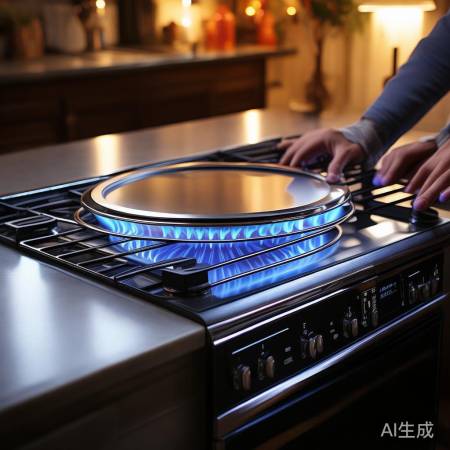 半球燃气灶多重安全防护，防意外