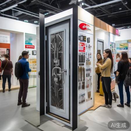 武汉家居展，盼盼门亮相，新品优