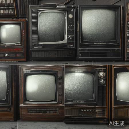 旧版黑白电视机品牌图,见证青春