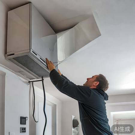 壁挂炉倾斜吊装技巧分享