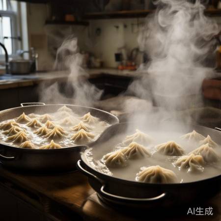 冻饺子先泡水,煮时不破皮;不冻