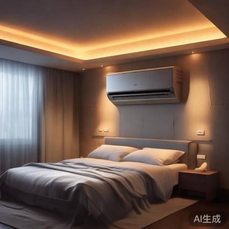 “纽恩泰空调,静音睡眠无忧”