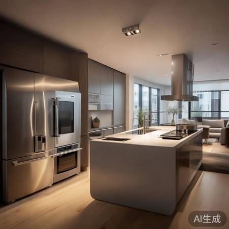 家居布局新思路，冰箱灶台自由调
