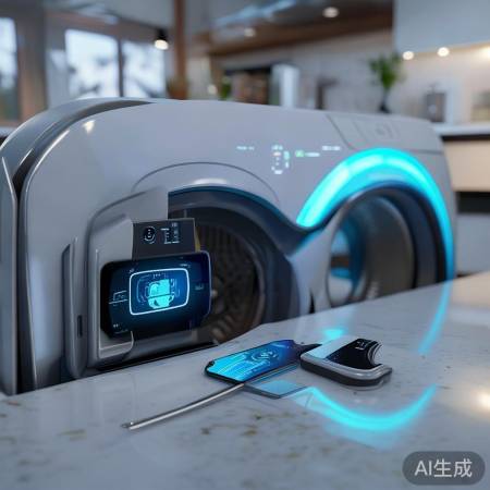 智能洗衣机远程控，故障自检保洗