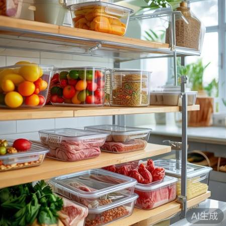 食物分类，防串味存鲜。