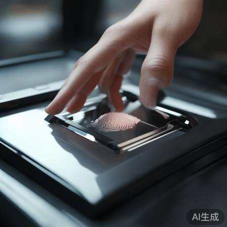 平稳放置手指，指纹读取准确。