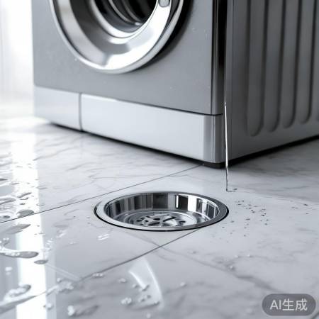 洗衣机地漏,排水护家净。