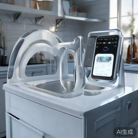 智能洗衣机洗手池，手机操控，便