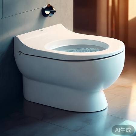 智能马桶带水箱翻盖，舒适生活新