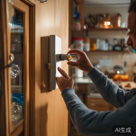 指纹锁新开法，硅胶巧用惊艳你！