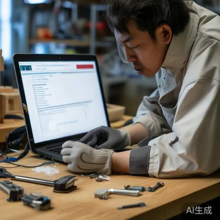 更换零件后，按教程重新装指纹锁