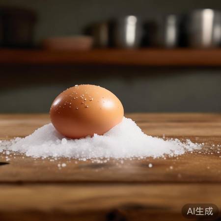 食盐防蛋细菌，短期储存小技巧。