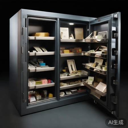 “海鸥保险柜，大空间，多隔层，