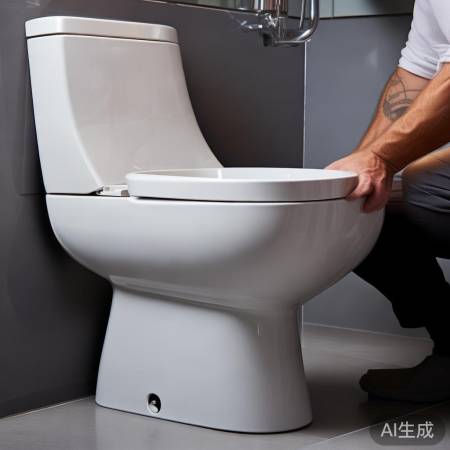 马桶盖坐圈安装到位