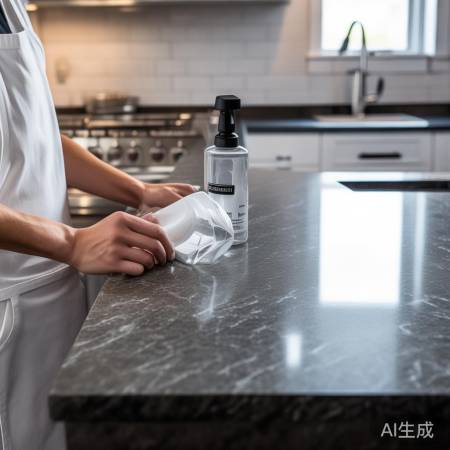 岩板保养，光泽如新。