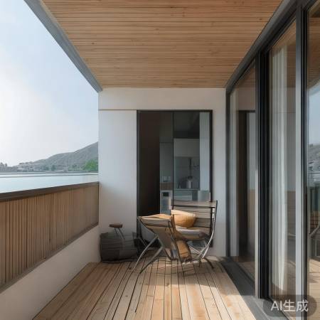 阳台架空层，空调外机散热佳