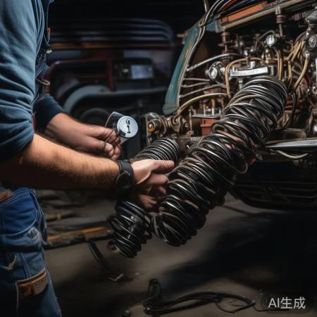 定期检查弹簧松紧度，防老化损坏