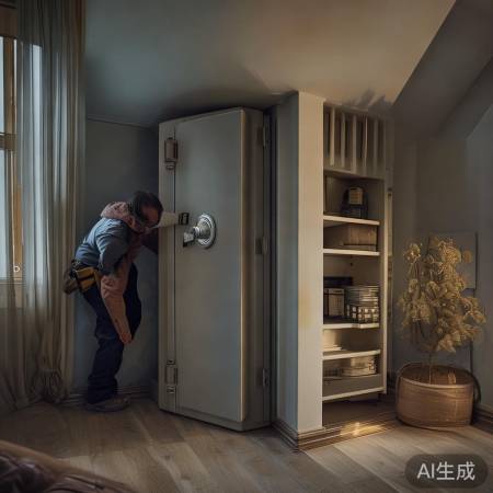 保险柜隐蔽稳固安装