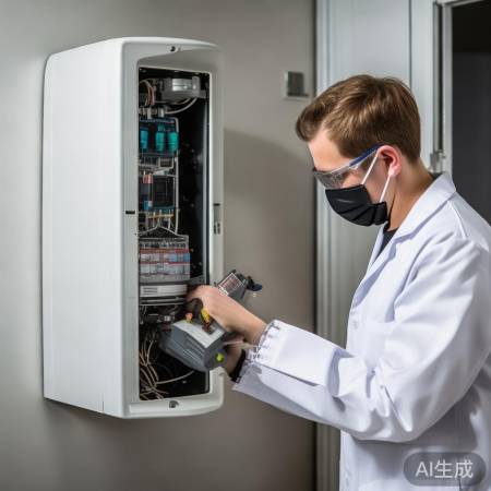 壁挂炉电池换，电源先断，安全第