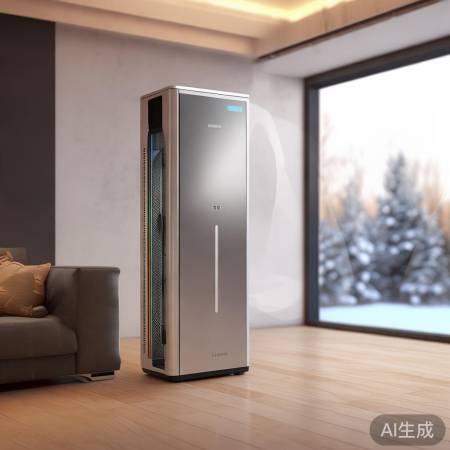 “美的3匹立式空气能，冷暖两用