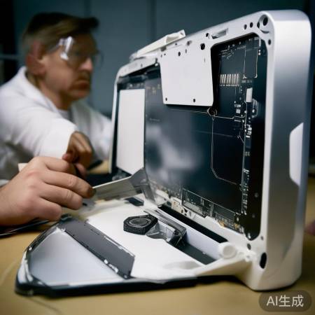 拆屏步骤：卸螺丝，取电池盒