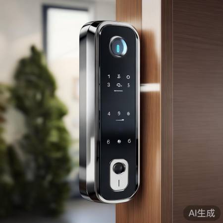 智能锁，指纹/密码/卡片解锁，