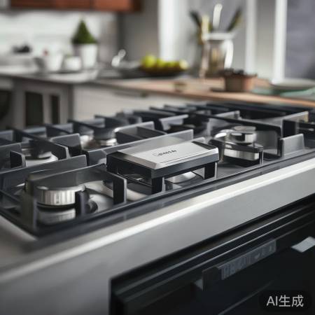 博世燃气灶，时尚便捷，童锁安全